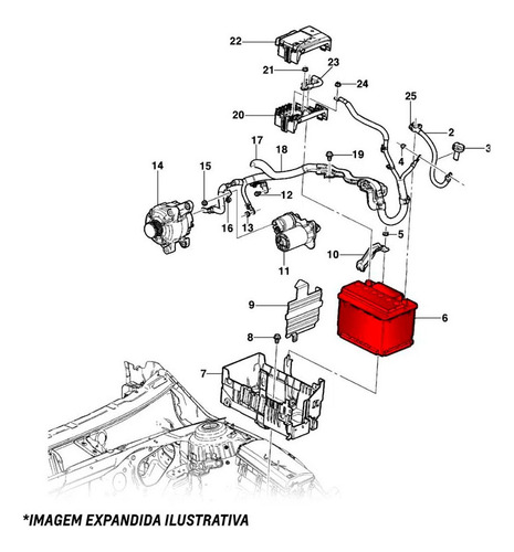 Bateria 50a (34d02330) 52172416 Acdelco Prisma 2013 2014 20