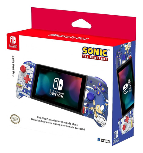 Joystick Nintendo Switch Split Pad Pro Hori Sonic 