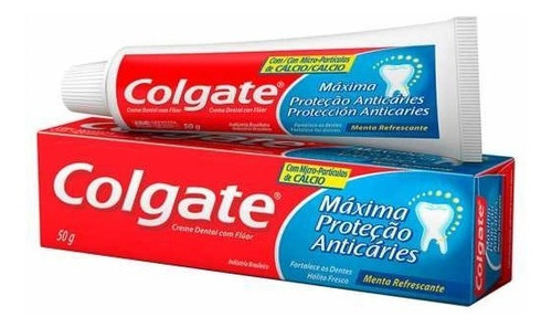 Imagem 1 de 2 de Creme Dental Colgate Tripla Ação Menta Original 90g