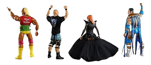 Bonecos Wwe Hulk Hogan The Rock Stone Cold Steve Austin