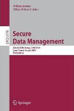Libro Secure Data Management : 6th Vldb Workshop, Sdm 200...