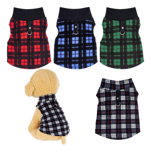 Chaqueta Invierno Perro Pequeño De Fleece Estampado Búfalo