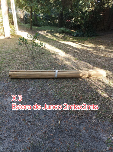 3 Esteras De Enrollar. Material Junco 2mtsx2mts