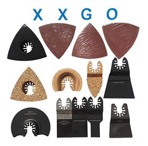 Xxgo 25 Unids Universal Oscilante Herramienta Multi Carbide