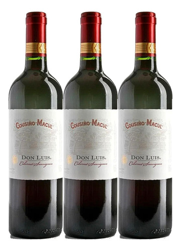 Vinho Tinto Cousino Macul Dom Luis Cabernet 750ml (3 Und)