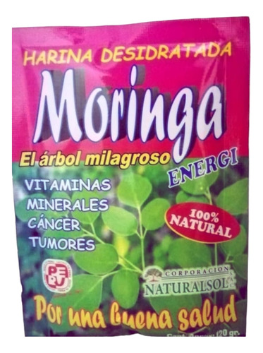 Harina De Moringa 12 Sobres ( 1 Kg )