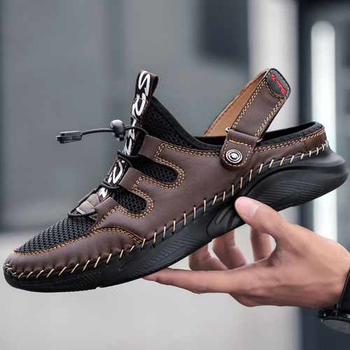 Sandalias For Hombre Con Soporte De Arco Fascitis Plantar Y