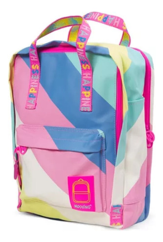 Mochila Espalda Mooving Baires Neon Original