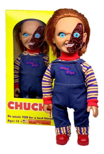 Muñeco Chucky Cara Mutilada Pizza Face Child's Play 3