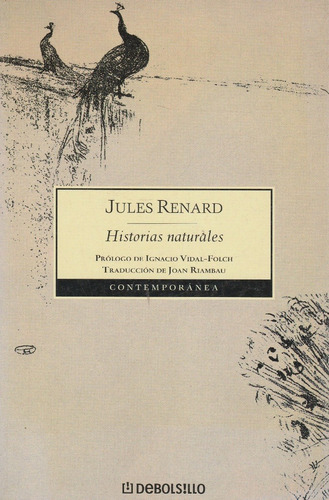 Historias Naturales Jules Renard 