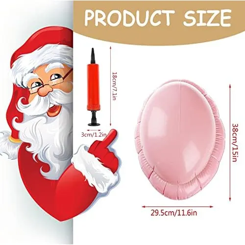 Conchas Papá Noel Inflable Vientre Claus Mujer Embarazada Ce