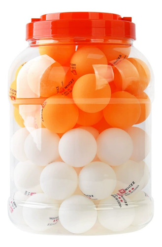 Pelotas Ping Pong 60 Pz Mayoreo Profesional Blanco Amarillo
