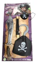 Comprar Set Pirata Accesorios Espada Parche Garfio Juguete Cotillon