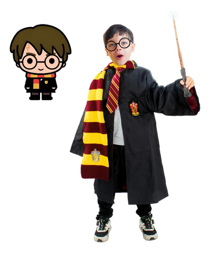 Disfraz Mago Harry Potter Día Del Libro 
