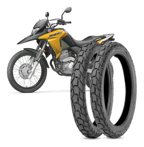 Kit Par Pneu Technic T&c Xre 300 / Xr 250 Tornado 90/90-21 5