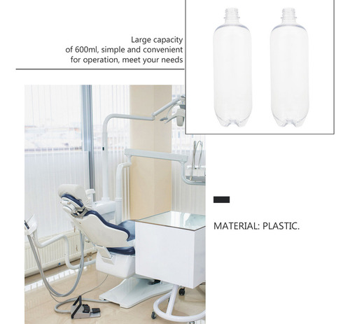 Botella De Agua Transparente Equipment Liquid, 3 Unidades