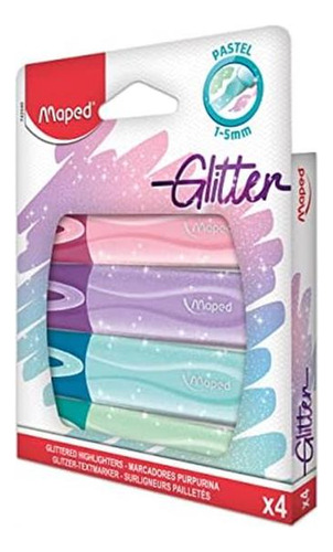 Set De Resaltadores Maped, 4 Piezas