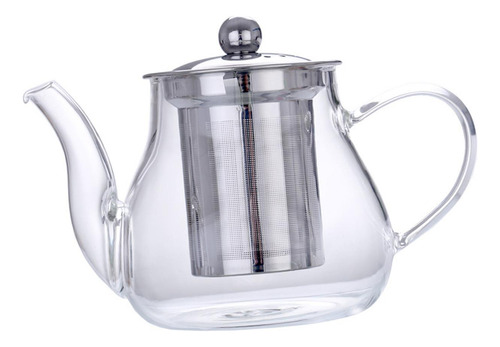Bule De Vidro Transparente Com , Com Removível Bule 400ml
