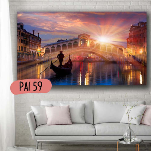 Cuadros Roma Venecia Rio De Janeiro Egipto 120x70