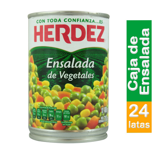 Caja De Ensalada De Vegetales Herdez 400 Gr