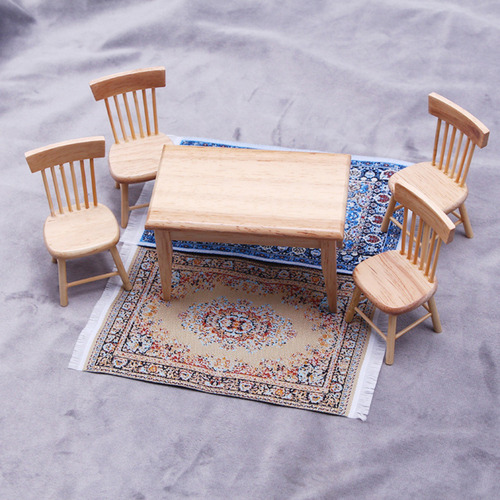 Alfombra De Casa De Muñecas En Miniatura De Estilo Turco