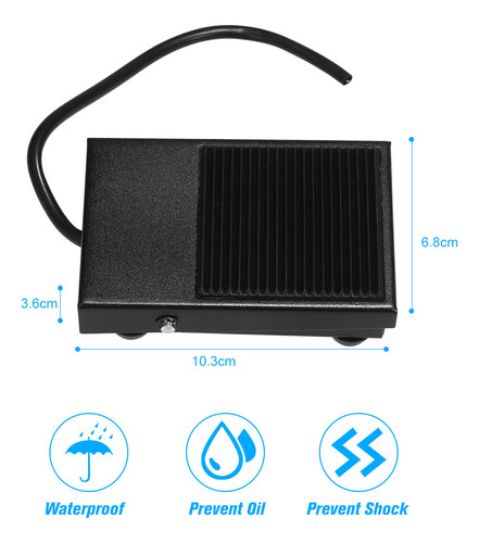Bsc Interruptor De Pedal Antideslizante De Metal