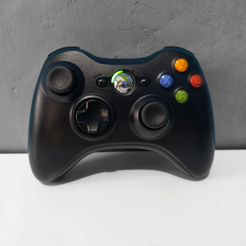 Control Original Xbox 360 Inalámbrico Microsoft Negro (Usado)