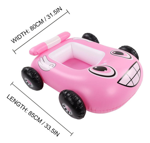 Inflable De Piscina Para Niños Juguete De Alberca,lanzador Color Rosa