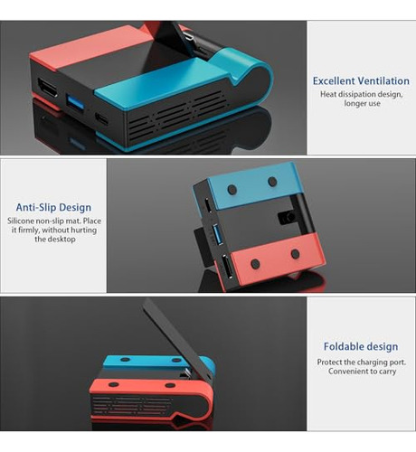 Switch Dock 4k Hdmi Para Nintendo Switch Y Oled - Tendak Pac