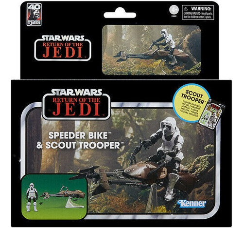 Star Wars Speeder Bike Con Biker Scout Vintage Collection