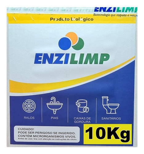 10kg Enzilimp Biorremediador Para Esgoto (microrganismos)