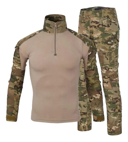 Uniforme Tactico Militar Protección Completa Multicam