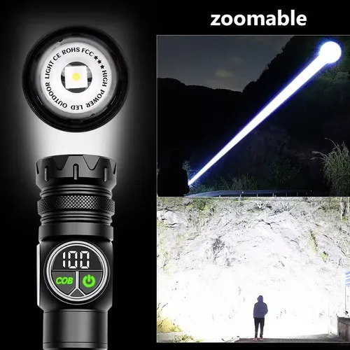 Lámpara Táctica 120000 Lúmenes Led Linterna Táctica Camping
