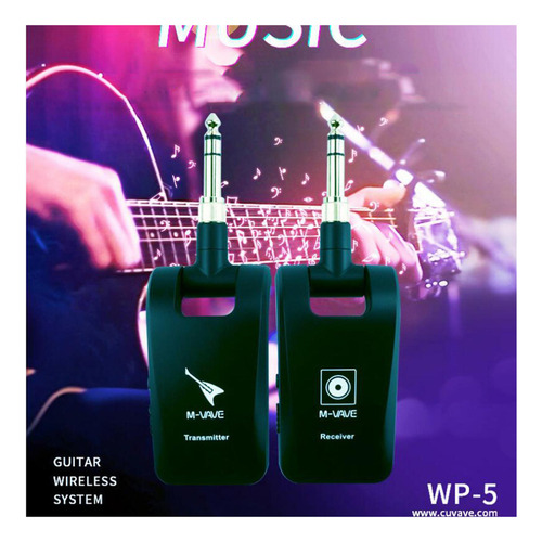 Shaoke Guitarra Receptor Transmisor Guitarra Sistema