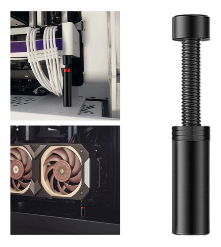 3 Tarjeta Gráfica Brace Gpu Soporte Telescópico Vc16 Negro