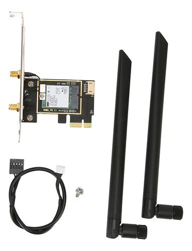 Cartão Pcie Wifi 6e Ax210ngw 2 5374mbps 2,4 Ghz 5 Ghz 6 Ghz