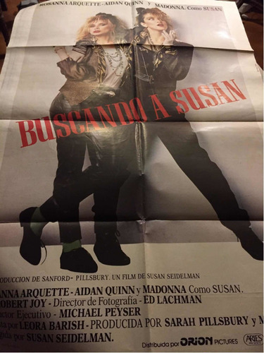 Poster Buscando A Susan -madonna -original Buen Estado