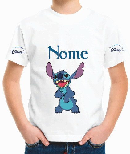 Camiseta Lilo E Stitch 10 + Nome