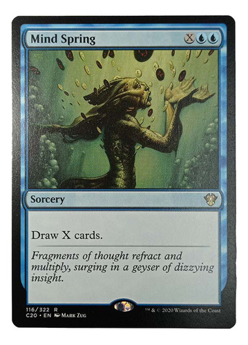 Carta Magic Mind Spring [c20] Mtg Sorcery