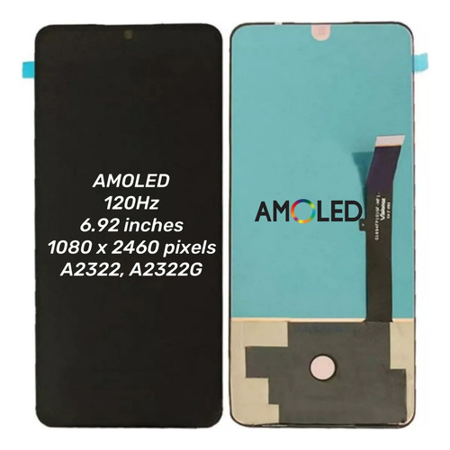 . Wol A Pantalla Táctil Amoled For Zte Axon 30 5g A2322