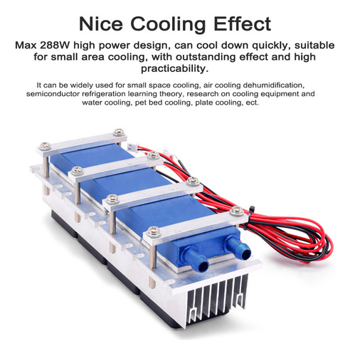 Q Refrigerador De Refrigeração Termoelétrico Peltier 288w