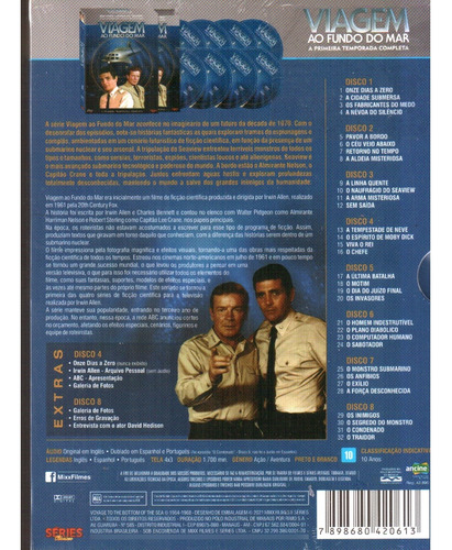 Viagem Ao Fundo Do Mar Primeira Temporada Dvd Box Lacrado