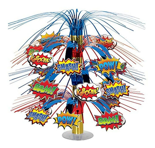 Beistle Hero Cascade Centerpieces, 18 , Multicolor