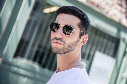 Imagen 3 de 9 de Anteojos Lentes De Sol Rimland Gafas Sol Hombre Mujer Sunrise Redondas Round Lennon