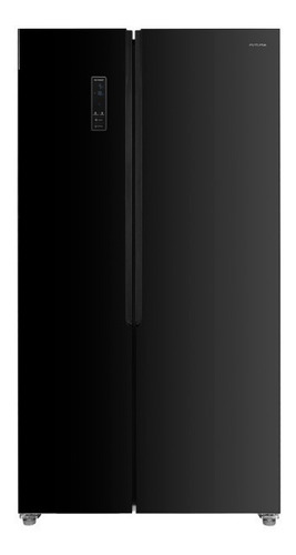 Imagen 1 de 5 de Heladera inverter Futura FUT-560SBS-IN negra con freezer 563L 220V