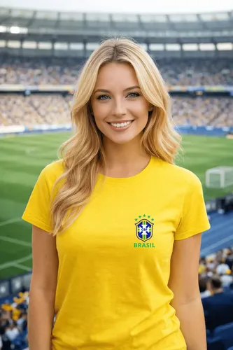 Camiseta Baby Look Brasil Feminina 100% Algodão Básica Verão