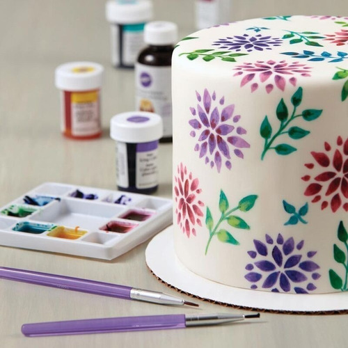 Imagen 3 de 7 de Pinceles Para Reposteria Decorar Pintar X 5 Wilton Titanweb