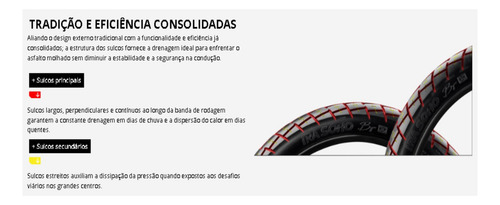 Pneu Tras 80/100-14 Ira Soho Uso C/camara Honda Pop 100 2007