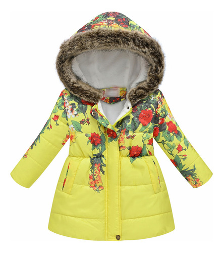 Chaqueta Con Estampado Floral Para Bebés, Parkas, Sudaderas