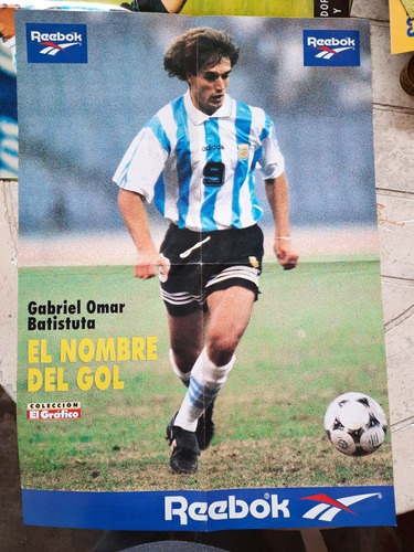 Lote Posters Batistuta Caniggia Crespo Selección Argentina 